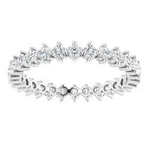 0.84 ct. Prong Set Round Diamond Eternity Band