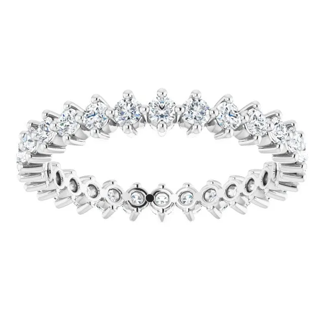 0.84 ct. Prong Set Round Diamond Eternity Band