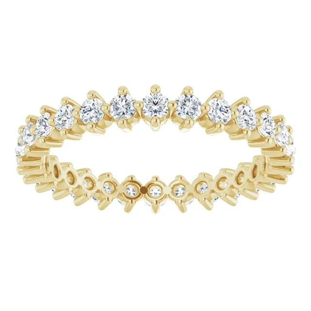 0.84 ct. Prong Set Round Diamond Eternity Band