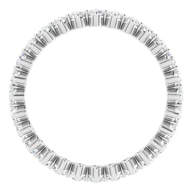 0.84 ct. Prong Set Round Diamond Eternity Band