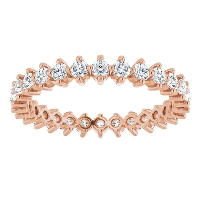 0.84 ct. Prong Set Round Diamond Eternity Band