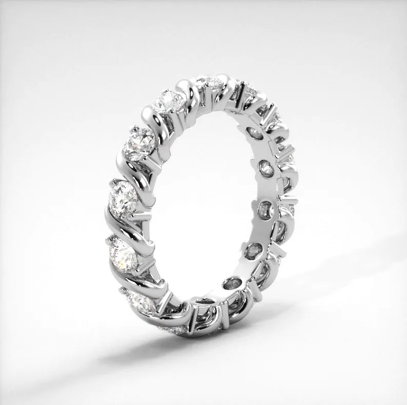1.05 ct. Round Diamond Eternity Wedding Band