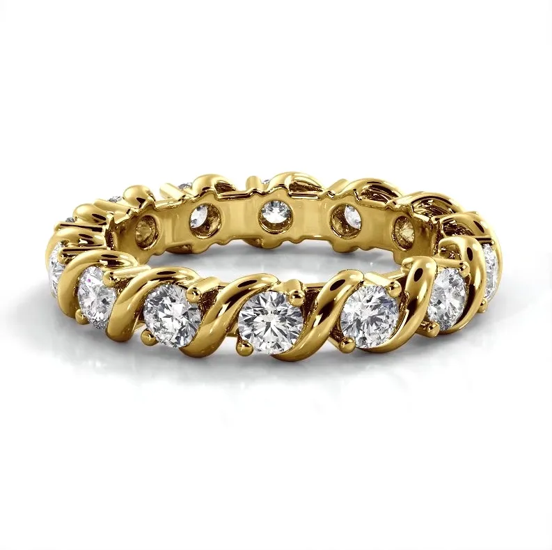 1.05 ct. Round Diamond Eternity Wedding Band