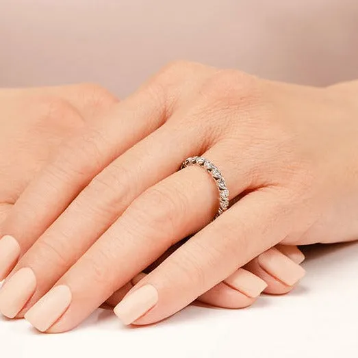 1.05 ct. Round Diamond Eternity Wedding Band