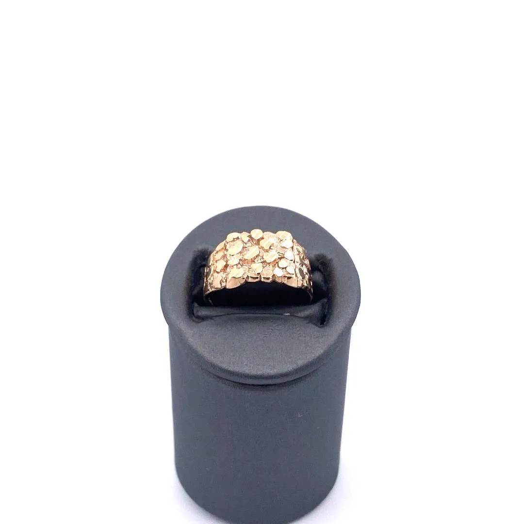 10K Gold Nugget Ring