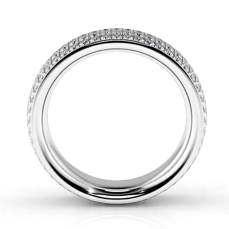 1.18 ct. Round Diamond Eternity Wedding Ring