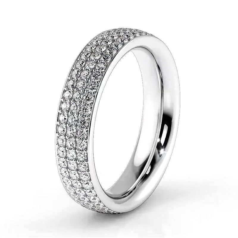 1.18 ct. Round Diamond Eternity Wedding Ring