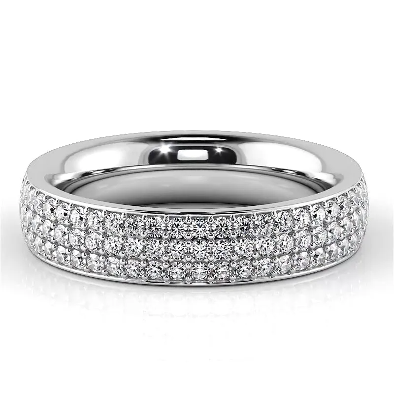 1.18 ct. Round Diamond Eternity Wedding Ring