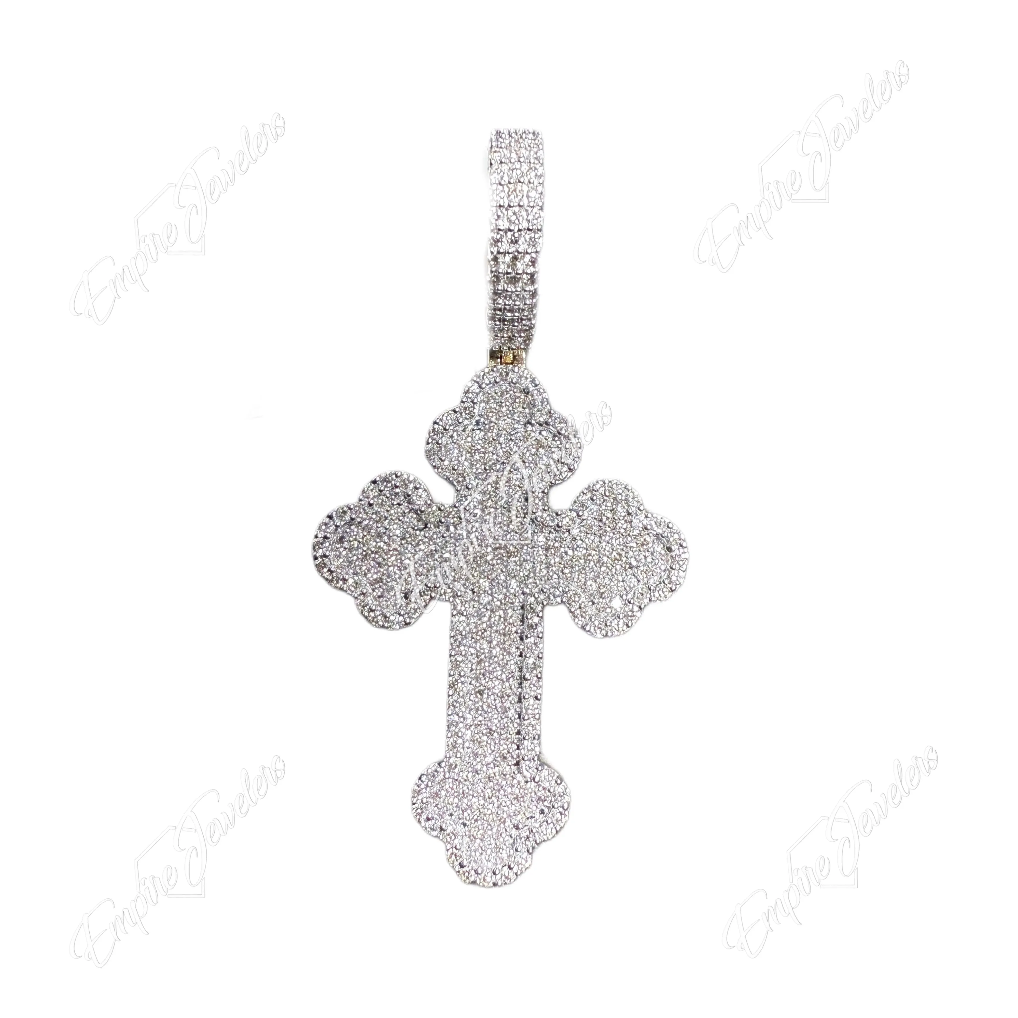 14K DIAMOND CROSS