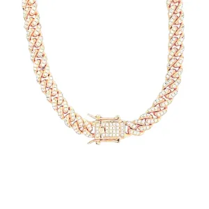 14K Gold Plated 925 Sterling Silver Cuban Chain Necklace