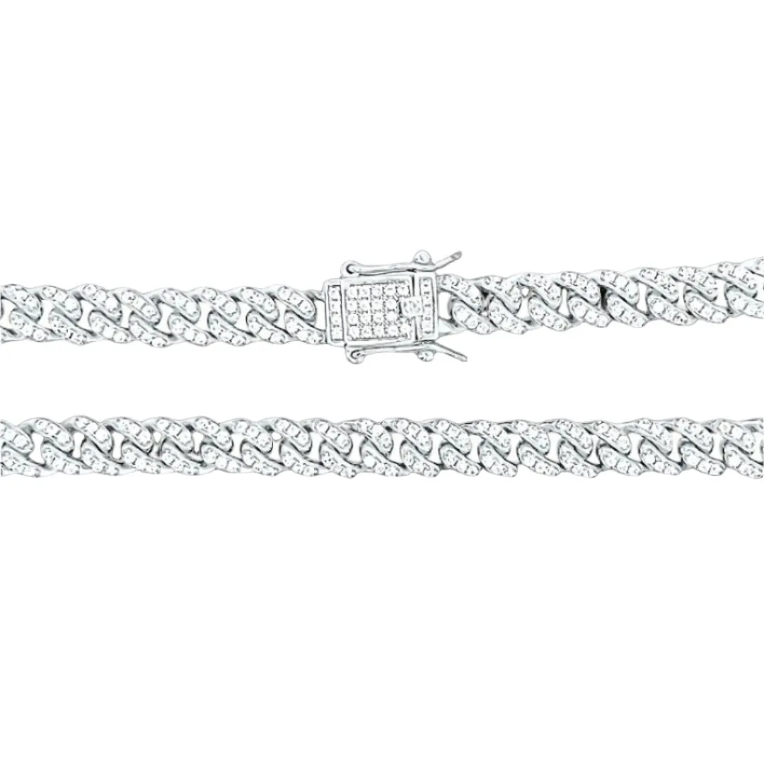 14K Gold Plated 925 Sterling Silver Cuban Chain Necklace