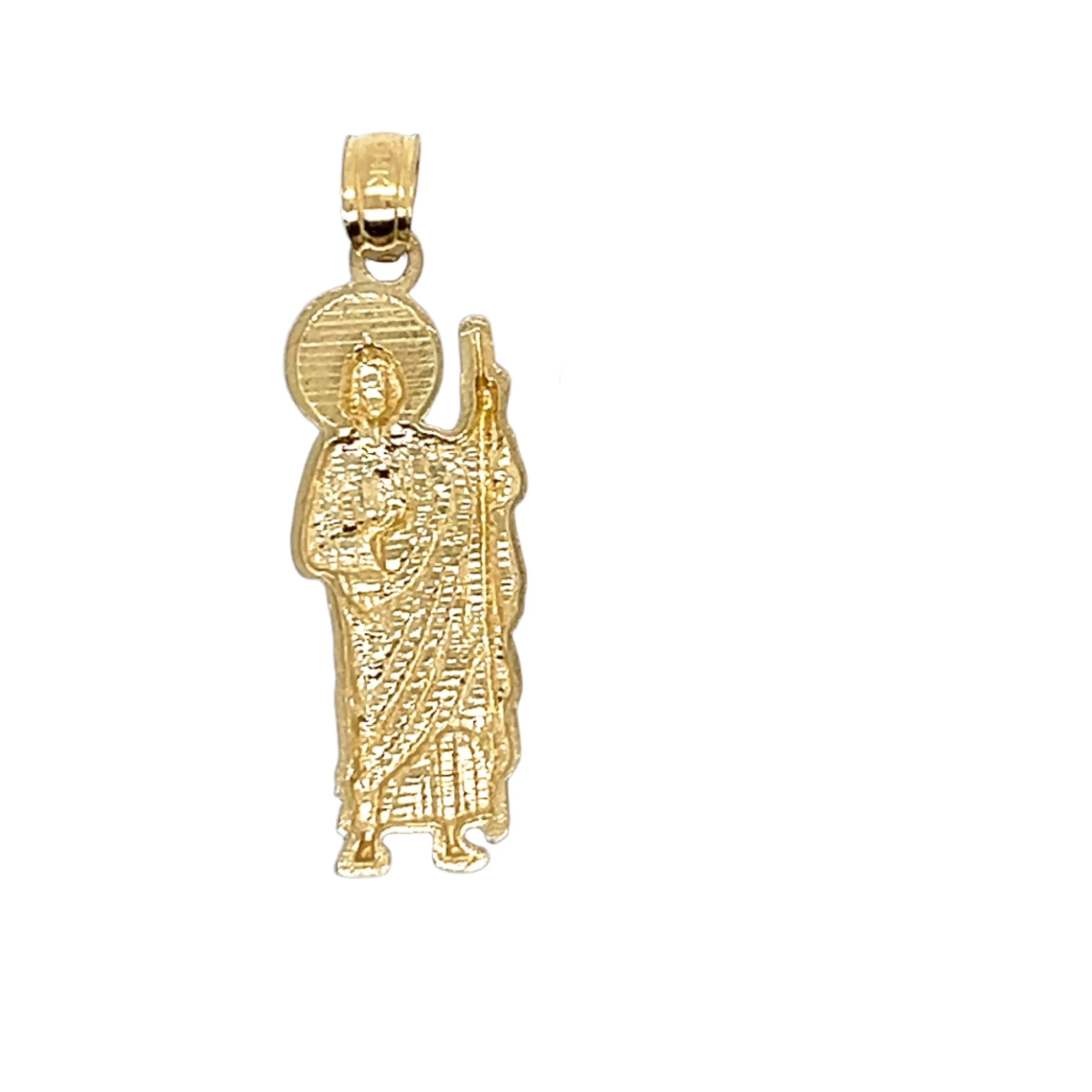 14K Gold San Judas Pendant
