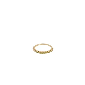 14k yellow gold .30ct G SI1   diamond eternity ring