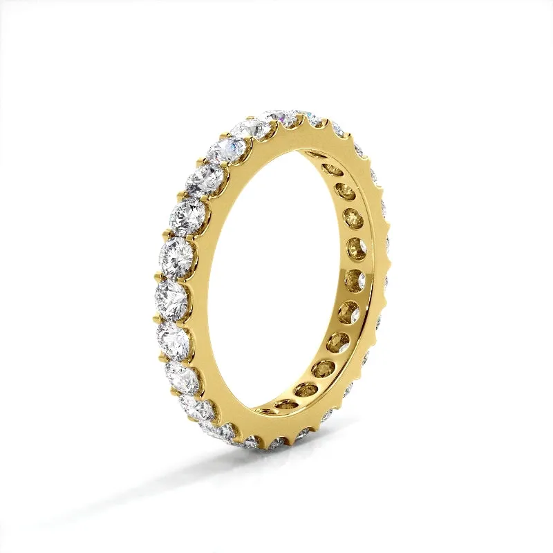 1.5 ct. Round Diamond Shared Prong Eternity Band