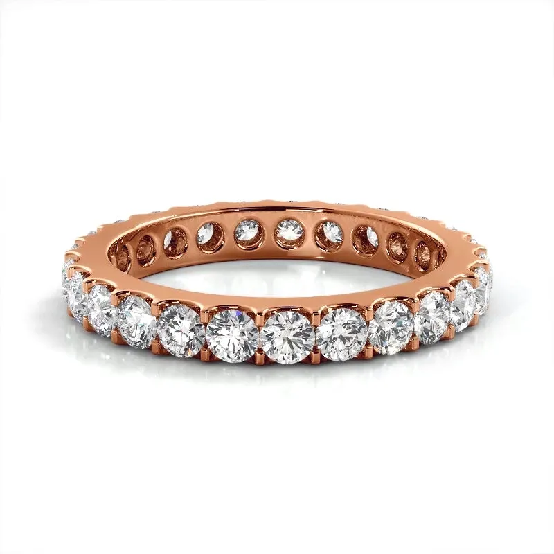1.5 ct. Round Diamond Shared Prong Eternity Band