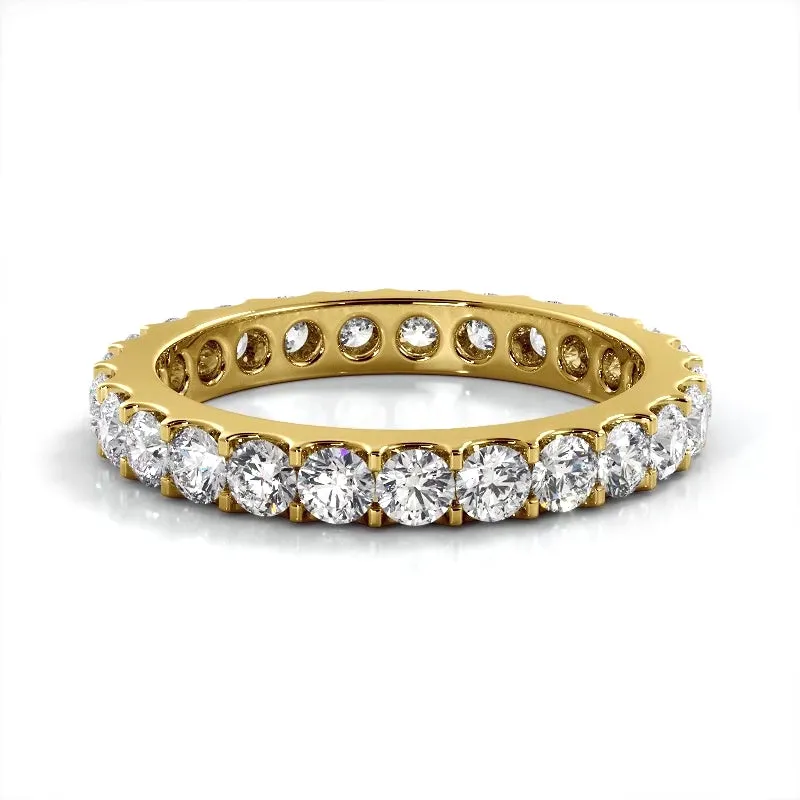 1.5 ct. Round Diamond Shared Prong Eternity Band