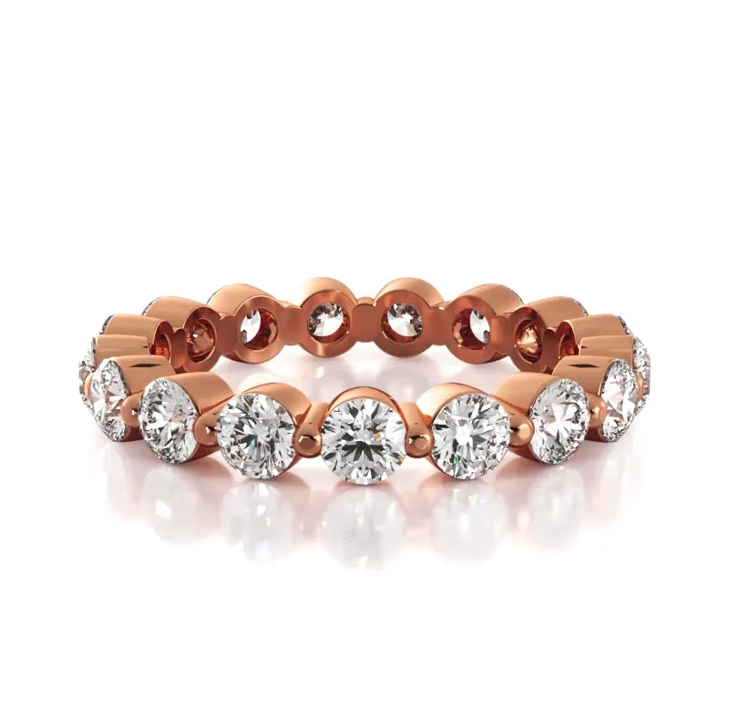 1.79 ct. Round Diamond Eternity Wedding Band