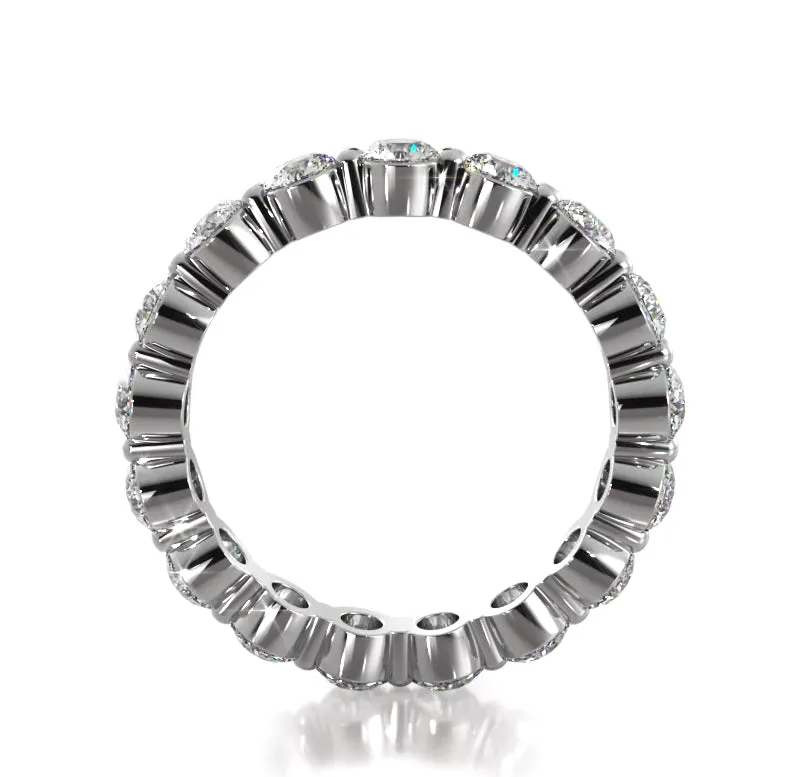 1.79 ct. Round Diamond Eternity Wedding Band