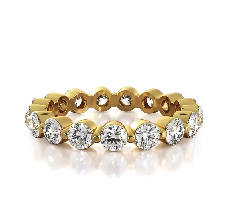 1.79 ct. Round Diamond Eternity Wedding Band