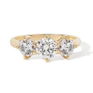 1.85 ctw. Empire Three Diamond Ring