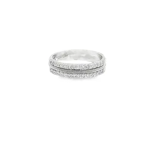 18k white gold .25CT G VS2 Round  Diamond Marco Bicego Ring