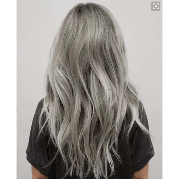 1Pc 100Ml Fashion Light Gray Color Natural Permanent Super Hair Dye Cream