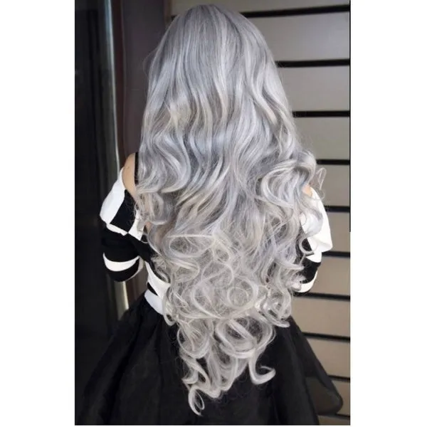 1Pc 100Ml Fashion Light Gray Color Natural Permanent Super Hair Dye Cream