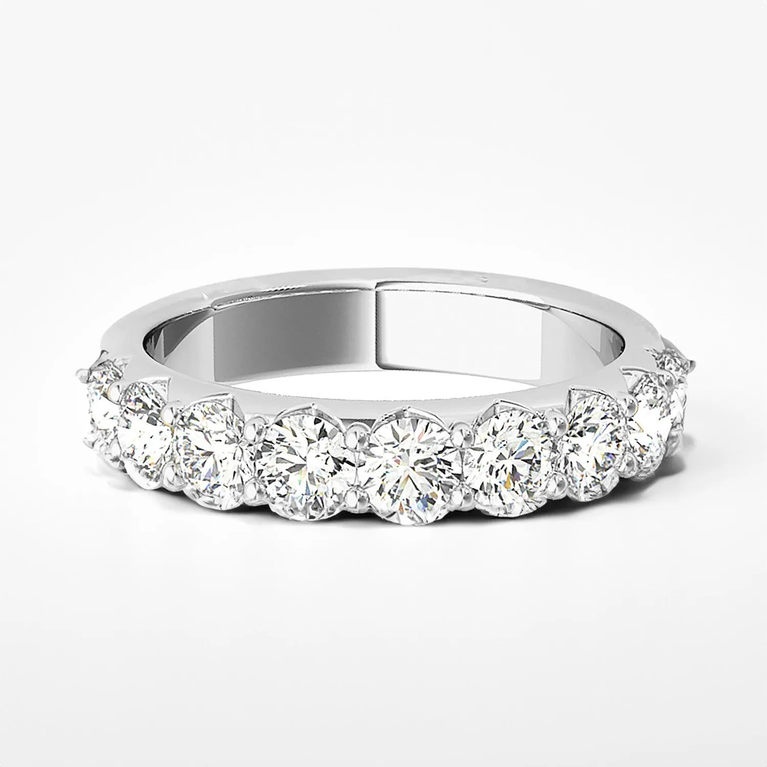 2.00 ctw. Round Diamond Pave Set Wedding Band