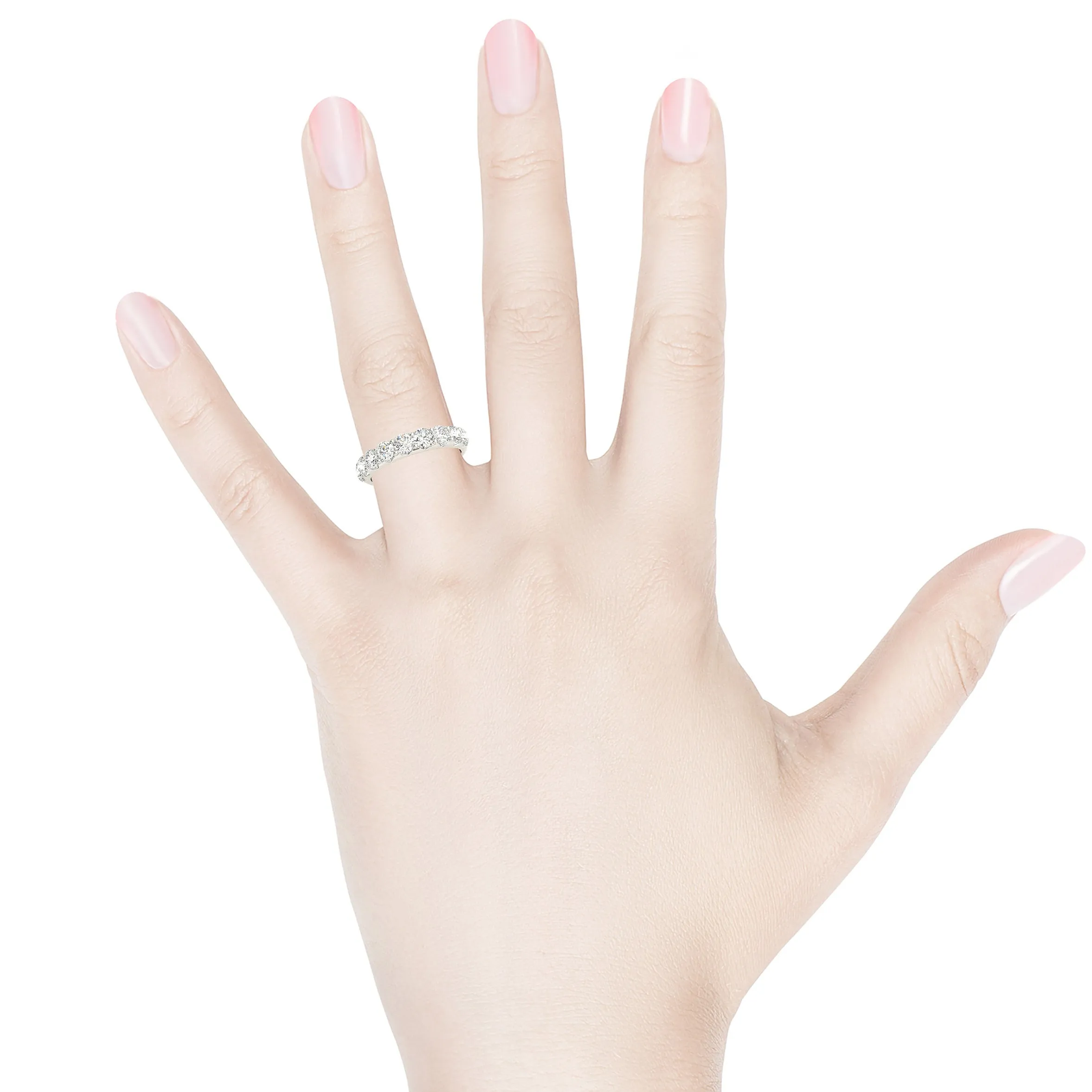 2.00 ctw. Round Diamond Pave Set Wedding Band