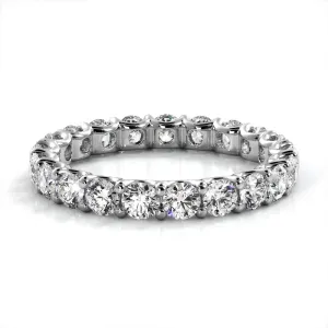2.21 ct Round Diamond Eternity Wedding Band
