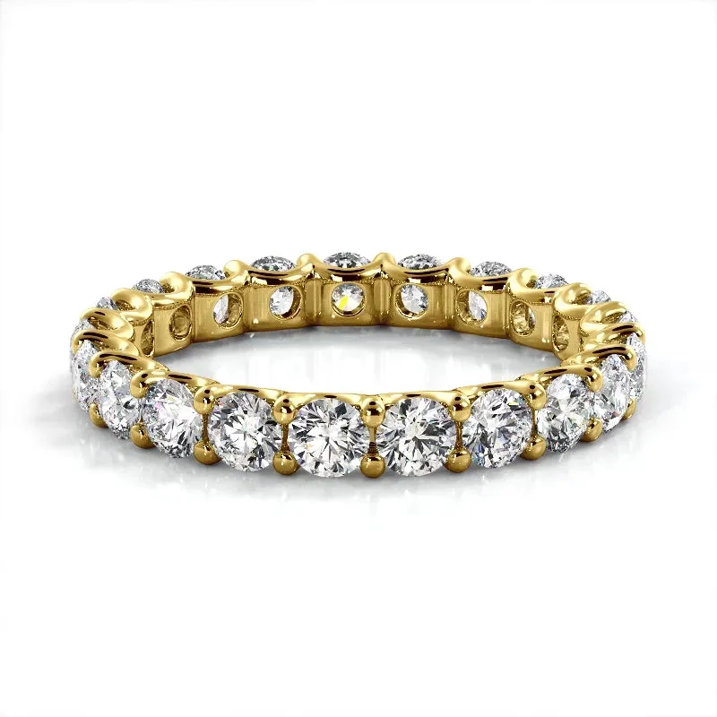 2.21 ct Round Diamond Eternity Wedding Band