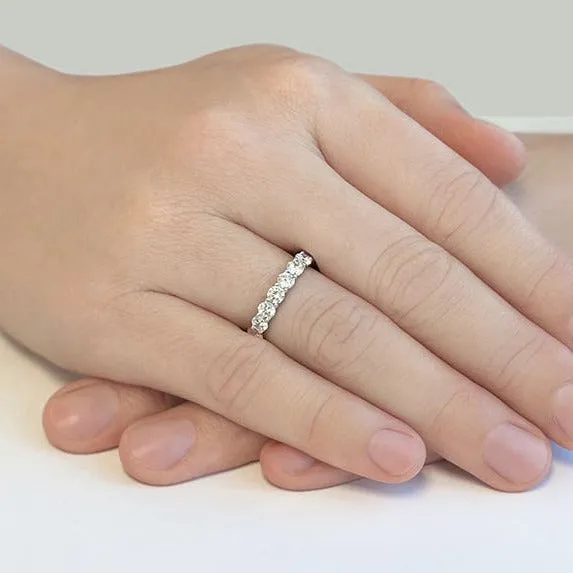2.21 ct Round Diamond Eternity Wedding Band