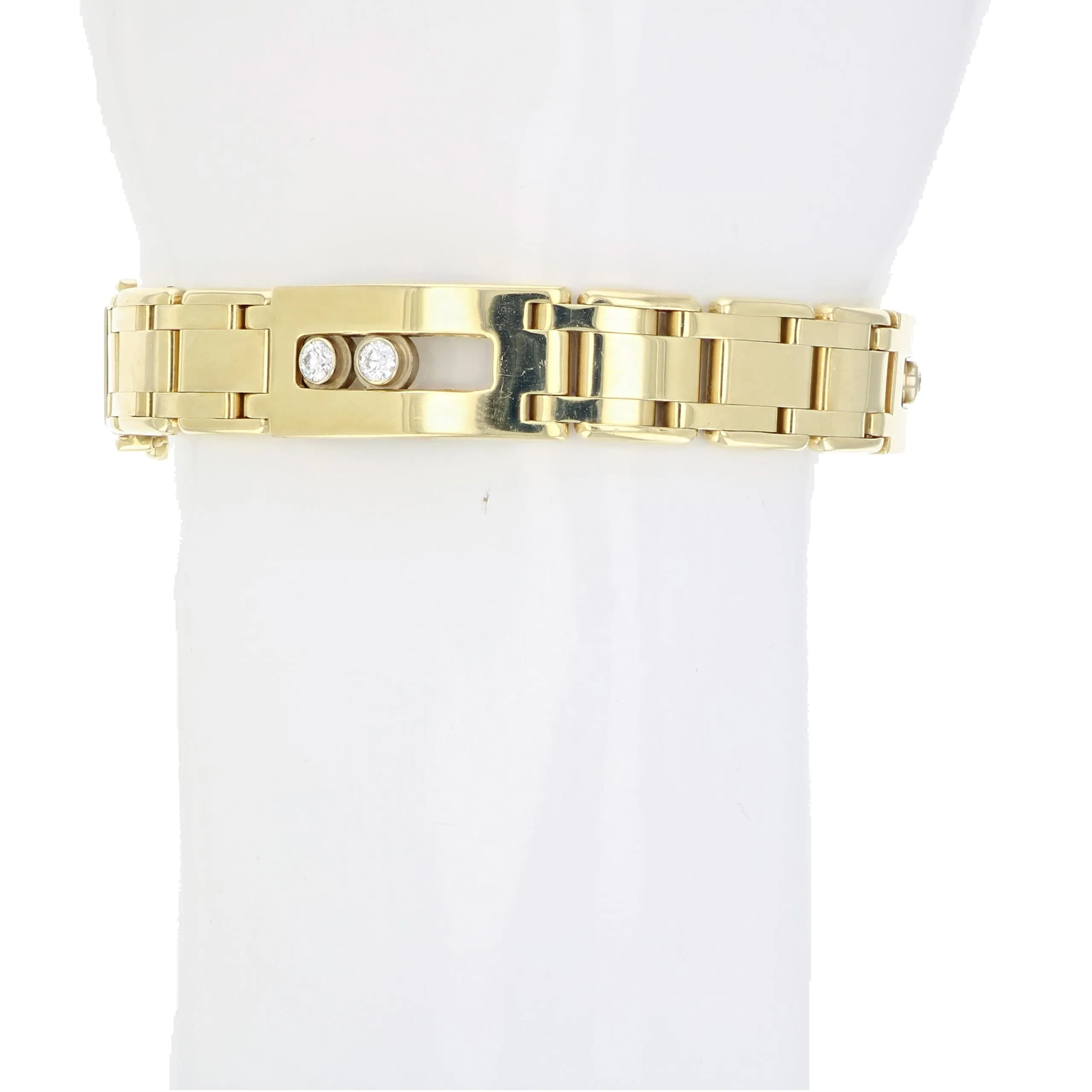 3/4 cttw Diamond Italian Bracelet in 14K Yellow Gold