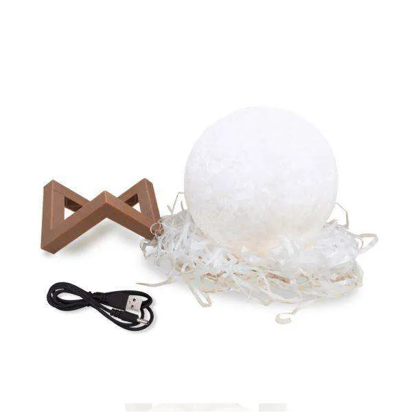 3D MAGICAL MOON LAMP USB LED NIGHT LIGHT MOONLIGHT TOUCH SENSOR 15CM DIAMETER
