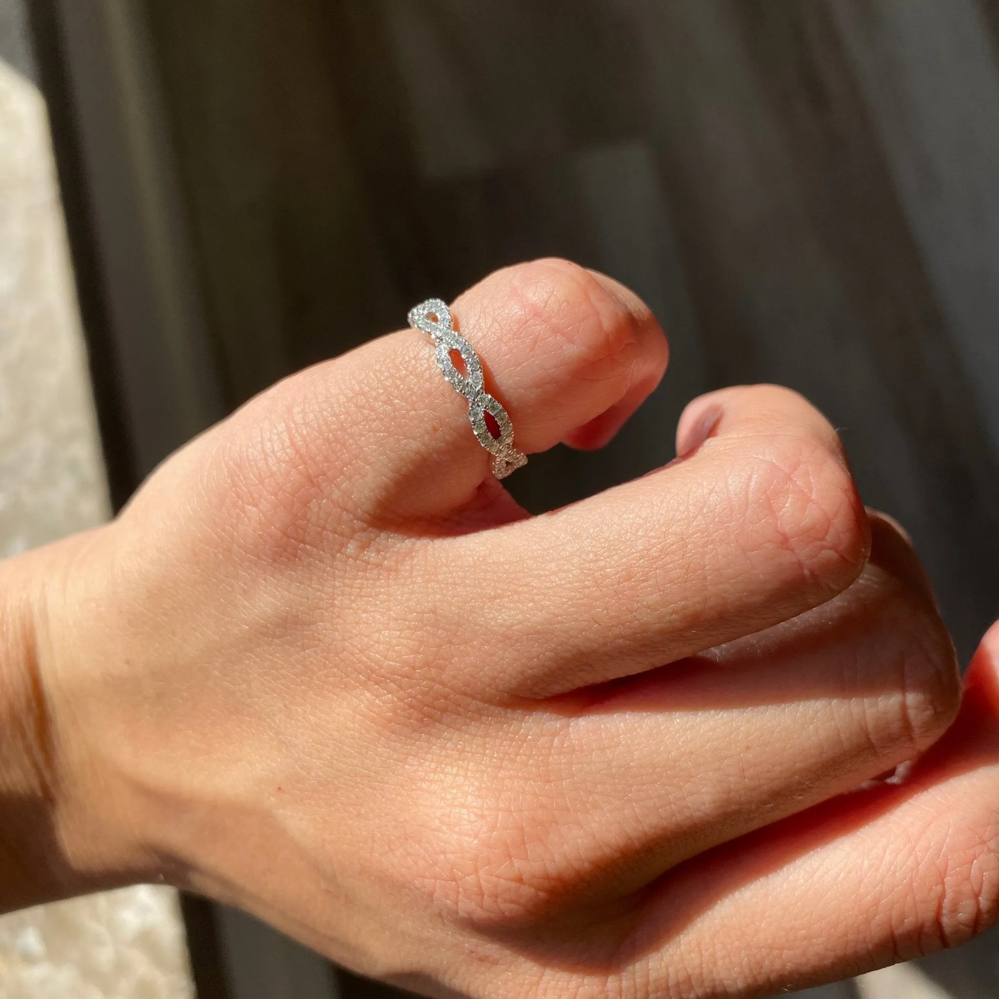 .80ctw Diamond Twist Eternity Band