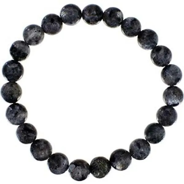 8mm Bracelet Black Labradorite