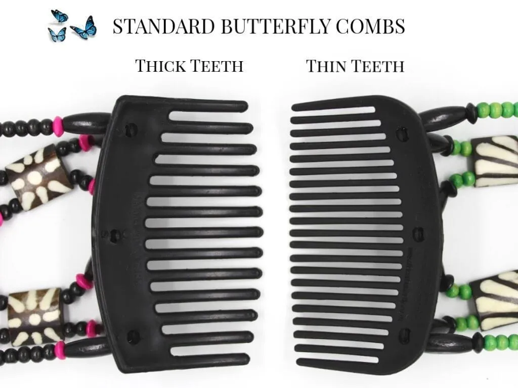 African Butterfly Hair Comb - Dupla Blonde 100
