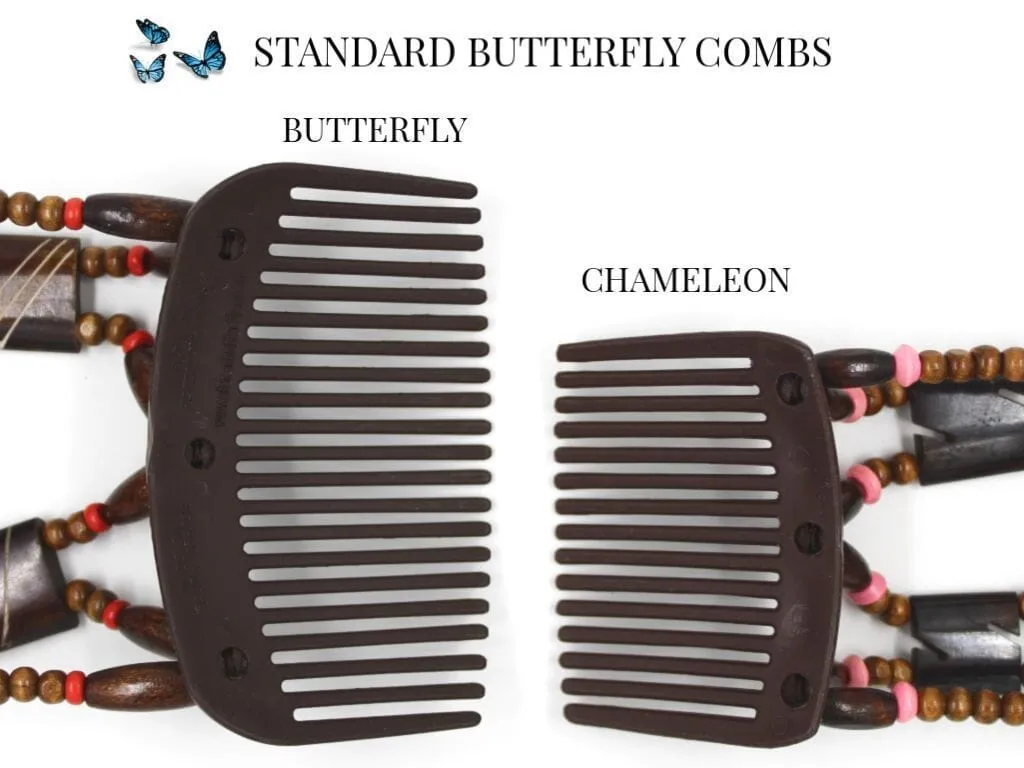 African Butterfly Hair Comb - Dupla Blonde 100