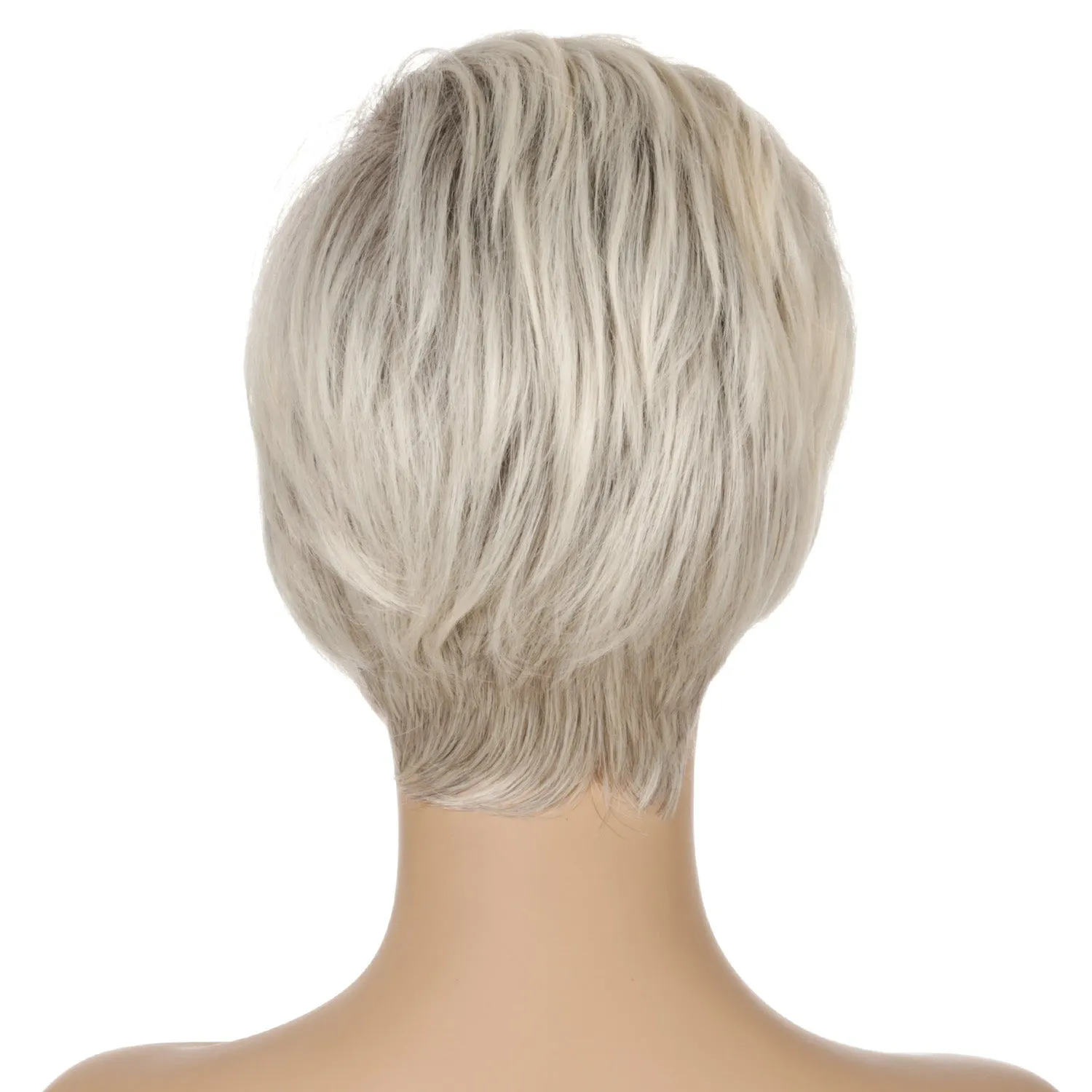 Agnelita | Blonde Short Pixie Cut Straight Synthetic Hair Wig