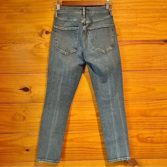 Agolde Sophie High Rise Skinny Crop Jeans in Spite 25