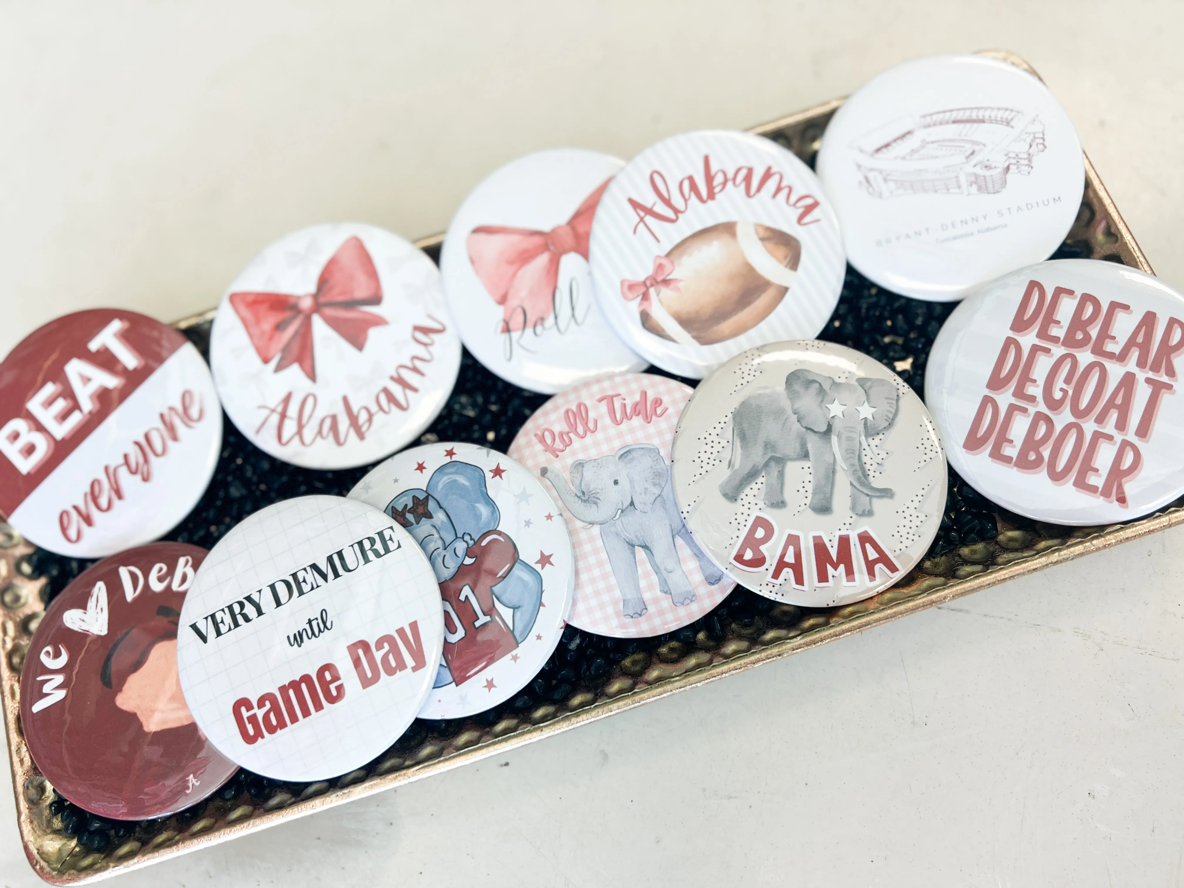 Alabama Game Day Pins