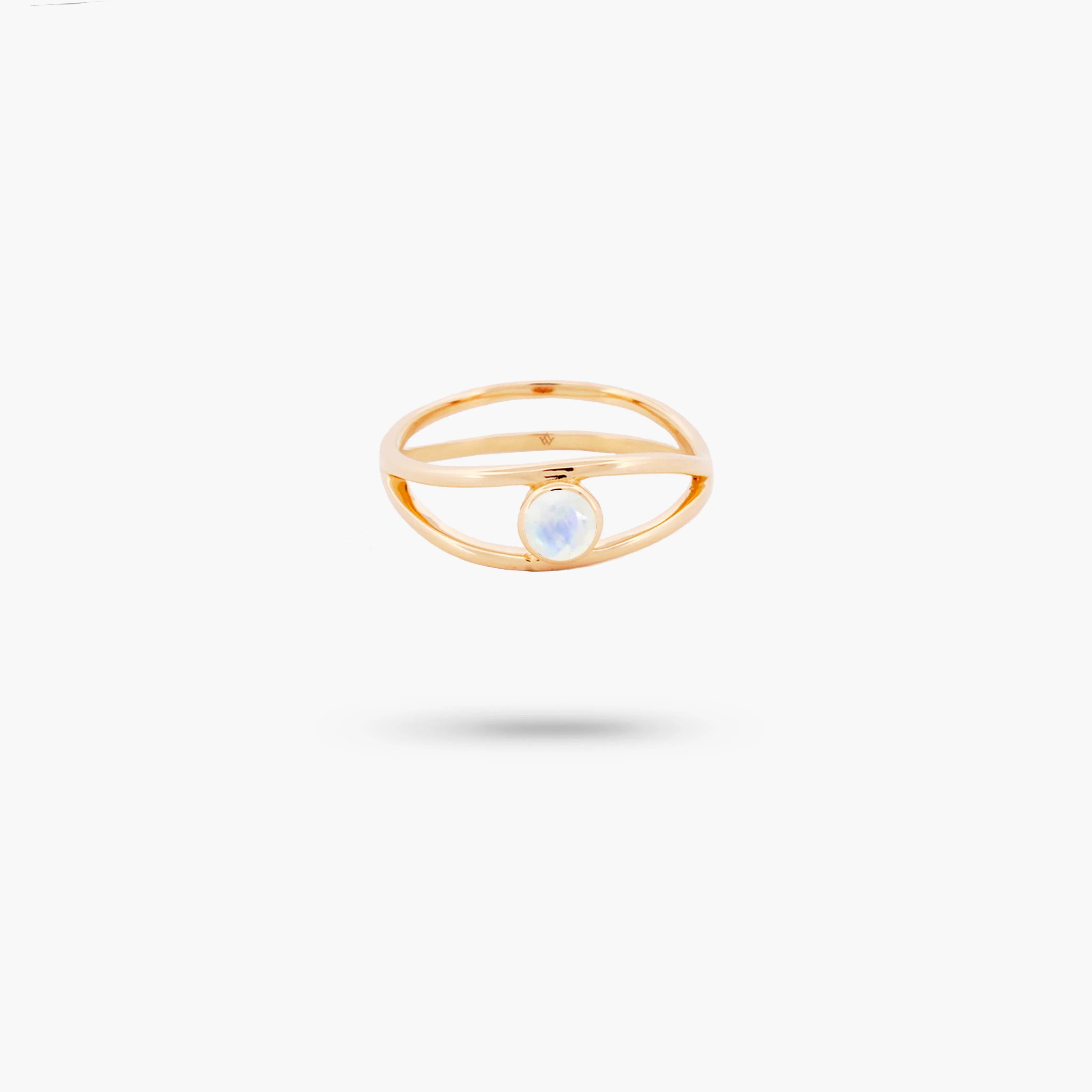 Amare Wear Moonstone Evil Eye Ring