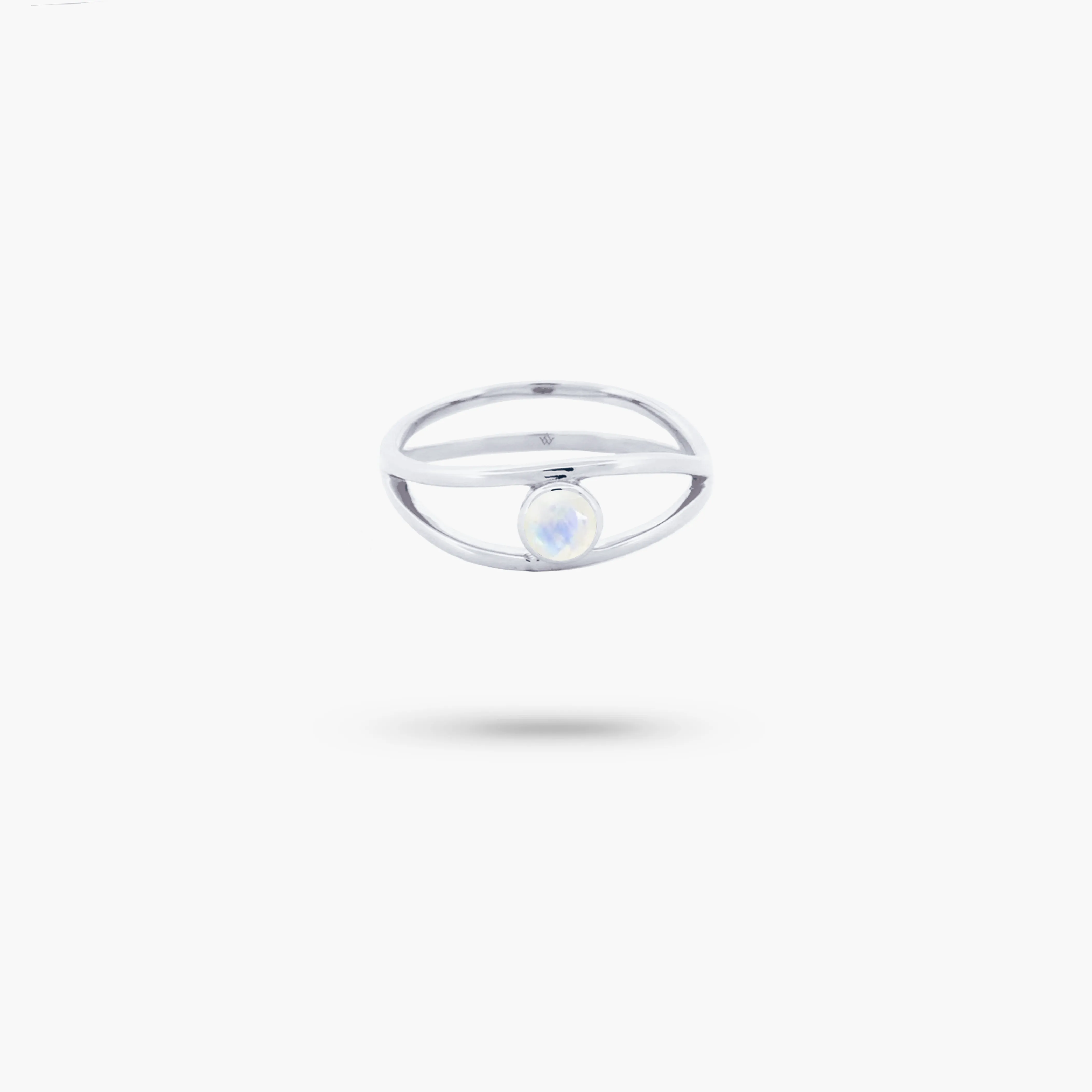 Amare Wear Moonstone Evil Eye Ring