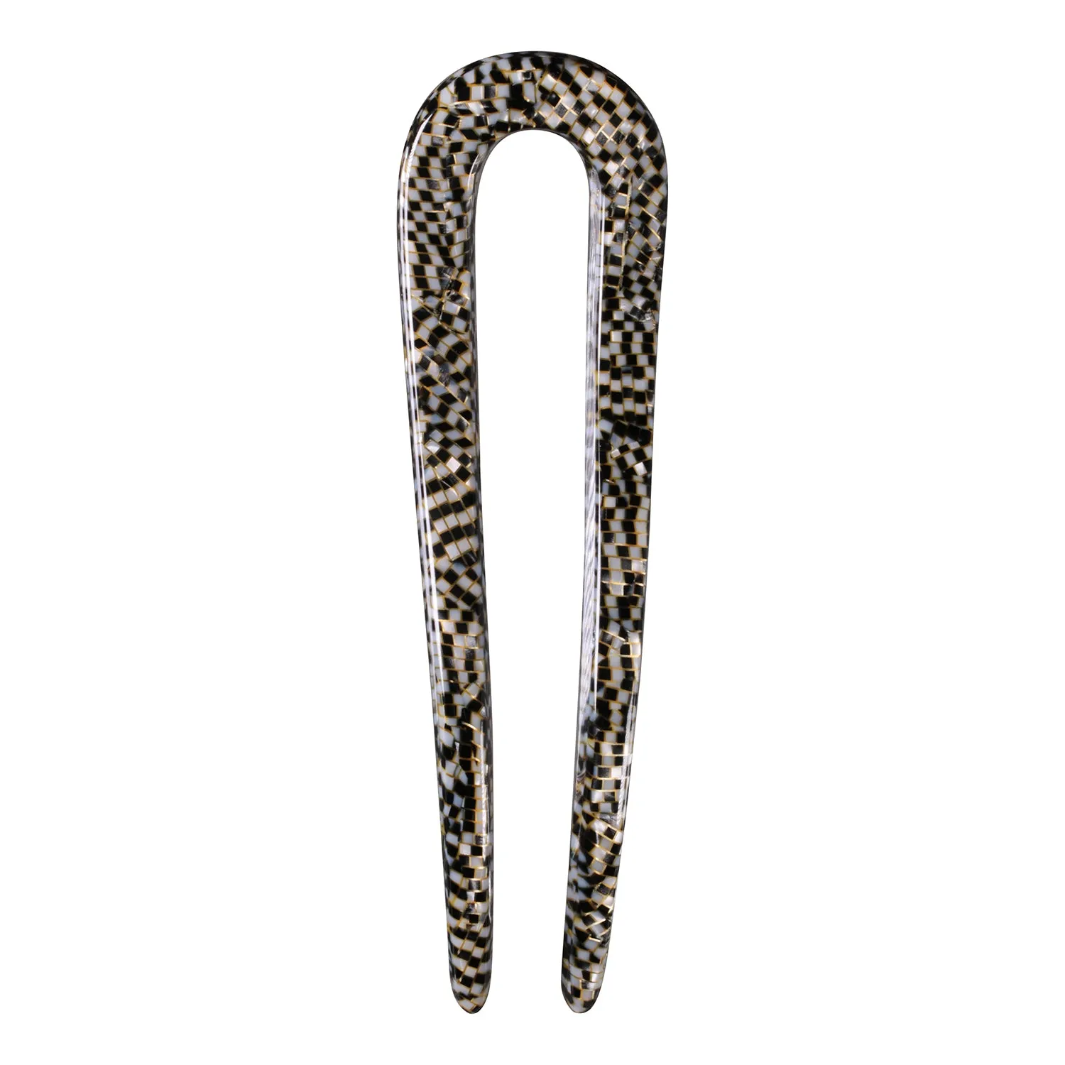Amber Damier Hair Pin