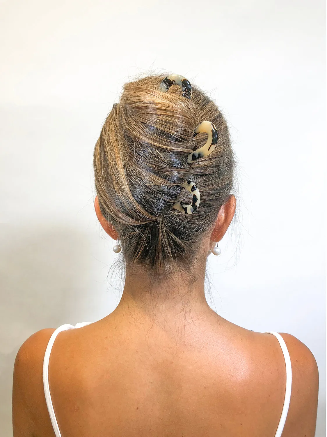 Amber Light Tortoiseshell Hair Pin