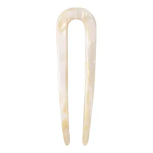 Amber White Alba Hair Pin