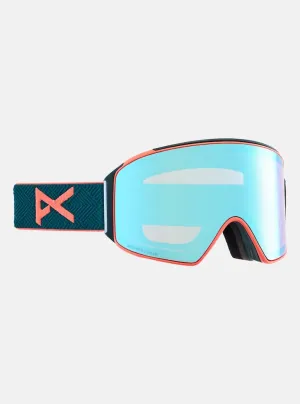 Anon M4 Cylindrical Goggles   Bonus Lens   MFI® Face Mask - DPMLD/PRCV VRBL BLUE- 2025