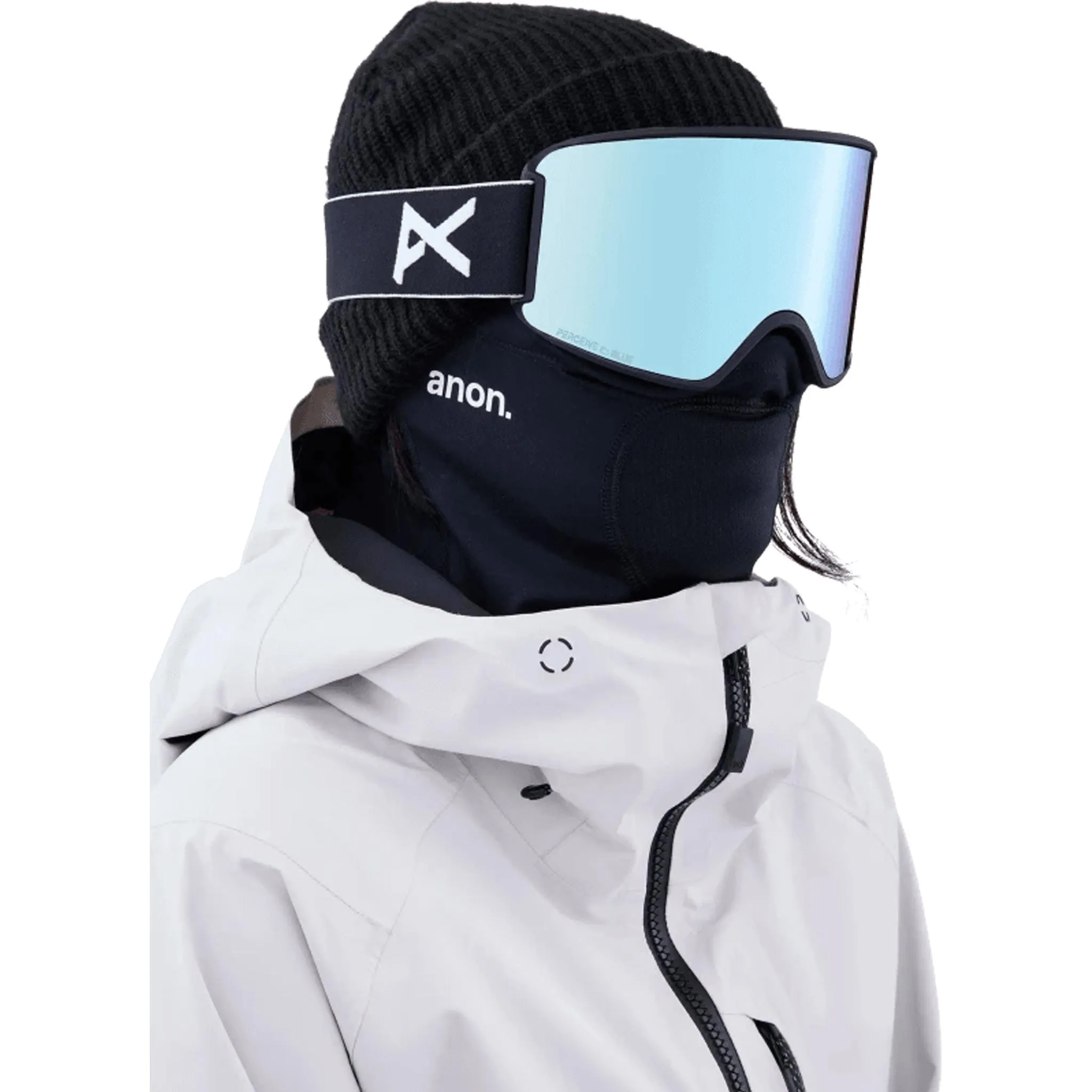 Anon Womens WM3 MFI Goggle Black Variable Blue 2025