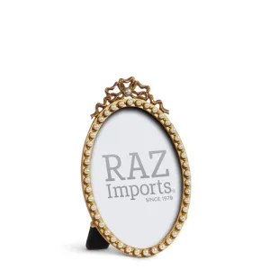 Antique Gold & Pearl Picture Frame