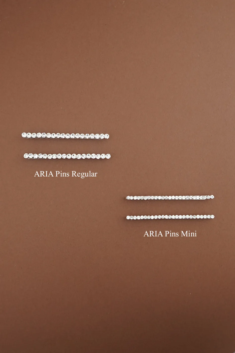 ARIA Mini Swarovski Hair Pins (Sold in Pairs)